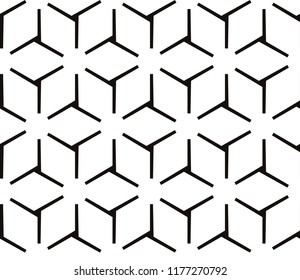 Hipster background. Geometric seamless pattern. Vector.