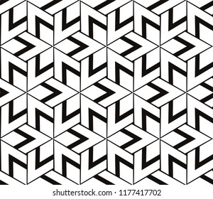 Hipster background. Geometric seamless pattern. Vector.