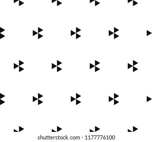 Hipster background. Geometric seamless pattern. Vector.