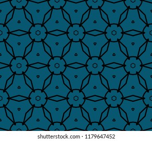 Hipster background. Geometric seamless pattern. Vector.