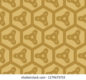 Hipster background. Geometric seamless pattern. Vector.