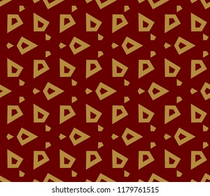 Hipster background. Geometric seamless pattern. Vector.