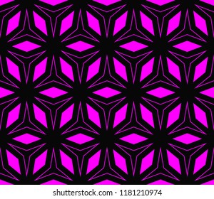 Hipster background. Geometric seamless pattern. Vector.