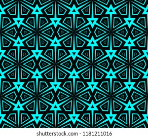 Hipster background. Geometric seamless pattern. Vector.