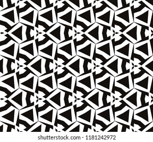 Hipster background. Geometric seamless pattern. Vector.