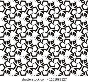 Hipster background. Geometric seamless pattern. Vector.
