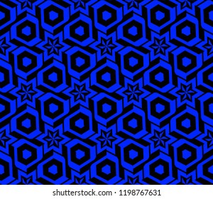 Hipster background. Geometric seamless pattern. Vector.