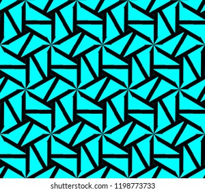 Hipster background. Geometric seamless pattern. Vector.