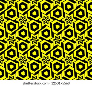 Hipster background. Geometric seamless pattern. Vector.