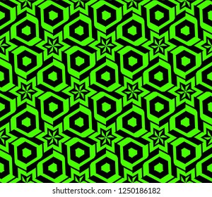 Hipster background. Geometric seamless pattern. Vector.