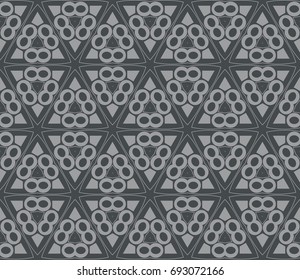 Hipster background. Geometric seamless pattern. Vector.
