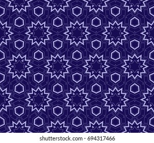 Hipster background. Geometric seamless pattern. Vector.