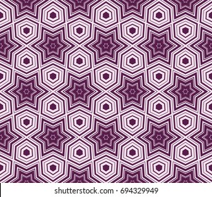 Hipster background. Geometric seamless pattern. Vector.