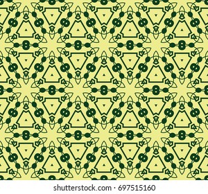 Hipster background. Geometric seamless pattern. Vector.