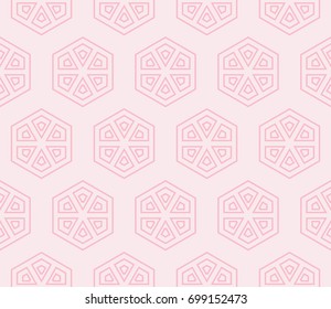 Hipster background. Geometric seamless pattern. Vector.