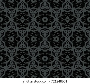 Hipster background. Geometric seamless pattern. Vector.