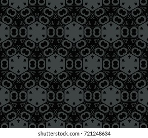 Hipster background. Geometric seamless pattern. Vector.