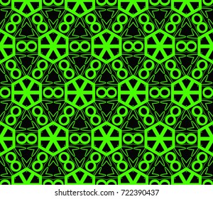 Hipster background. Geometric seamless pattern. Vector.