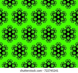 Hipster background. Geometric seamless pattern. Vector.