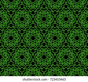 Hipster background. Geometric seamless pattern. Vector.