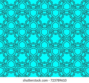 Hipster background. Geometric seamless pattern. Vector.