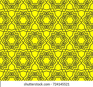 Hipster background. Geometric seamless pattern. Vector.
