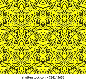 Hipster background. Geometric seamless pattern. Vector.