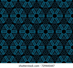 Hipster background. Geometric seamless pattern. Vector.