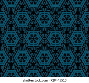 Hipster background. Geometric seamless pattern. Vector.