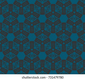 Hipster background. Geometric seamless pattern. Vector.