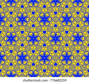 Hipster background. Geometric seamless pattern. Vector.