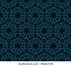 Hipster background. Geometric seamless pattern. Vector.