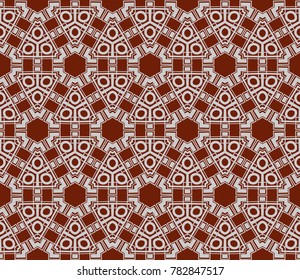 Hipster background. Geometric seamless pattern. Vector.