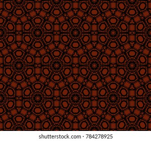 Hipster background. Geometric seamless pattern. Vector.