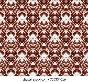 Hipster background. Geometric seamless pattern. Vector.