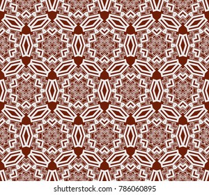 Hipster background. Geometric seamless pattern. Vector.