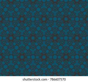Hipster background. Geometric seamless pattern. Vector.