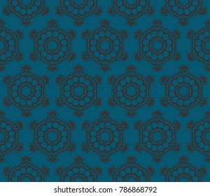 Hipster background. Geometric seamless pattern. Vector.