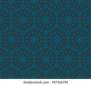 Hipster background. Geometric seamless pattern. Vector.