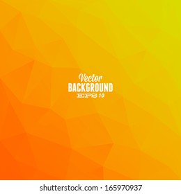 Hipster background made of triangles. Retro label design. Square composition with geometric shapes, color flow effect.