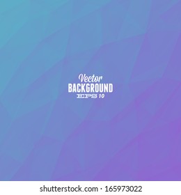 Hipster background made of triangles. Retro label design. Square composition with geometric shapes, color flow effect.