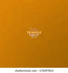 Hipster background made of triangles. Retro label design. Square composition with geometric shapes, color flow effect.