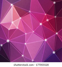 Hipster background made of triangles and space 