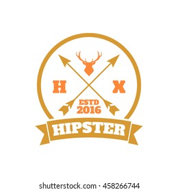 Hipster badge