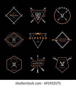 Hipster Badges Collection