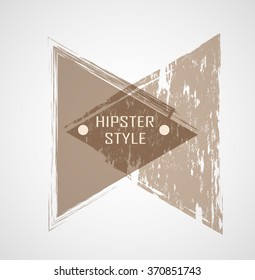 Hipster Banner Design. 