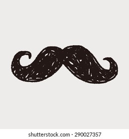 hipster  beard doodle
