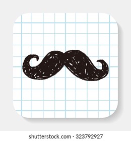 hipster  beard doodle