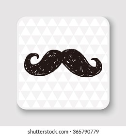 hipster  beard doodle