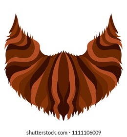 Hipster beard icon